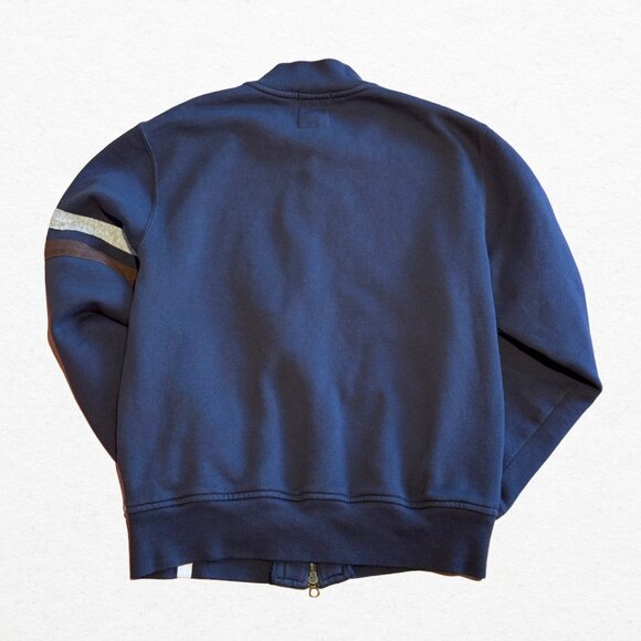 Kingsman Todd Snyder Champion Striped Cotton-Blend Zip-Up Sweatshirt Size Small - Picture 2 of 9